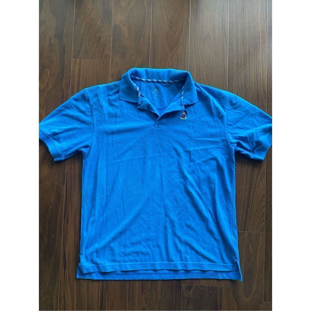 Disney M blue polo shirt sleeve shirt